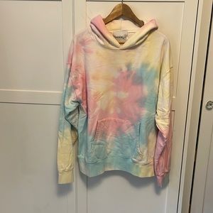 Dannijo sweatshirt. Multicolor, tie-dye.